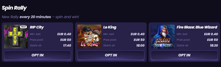 "Rally de Giros Funbet Casino"
